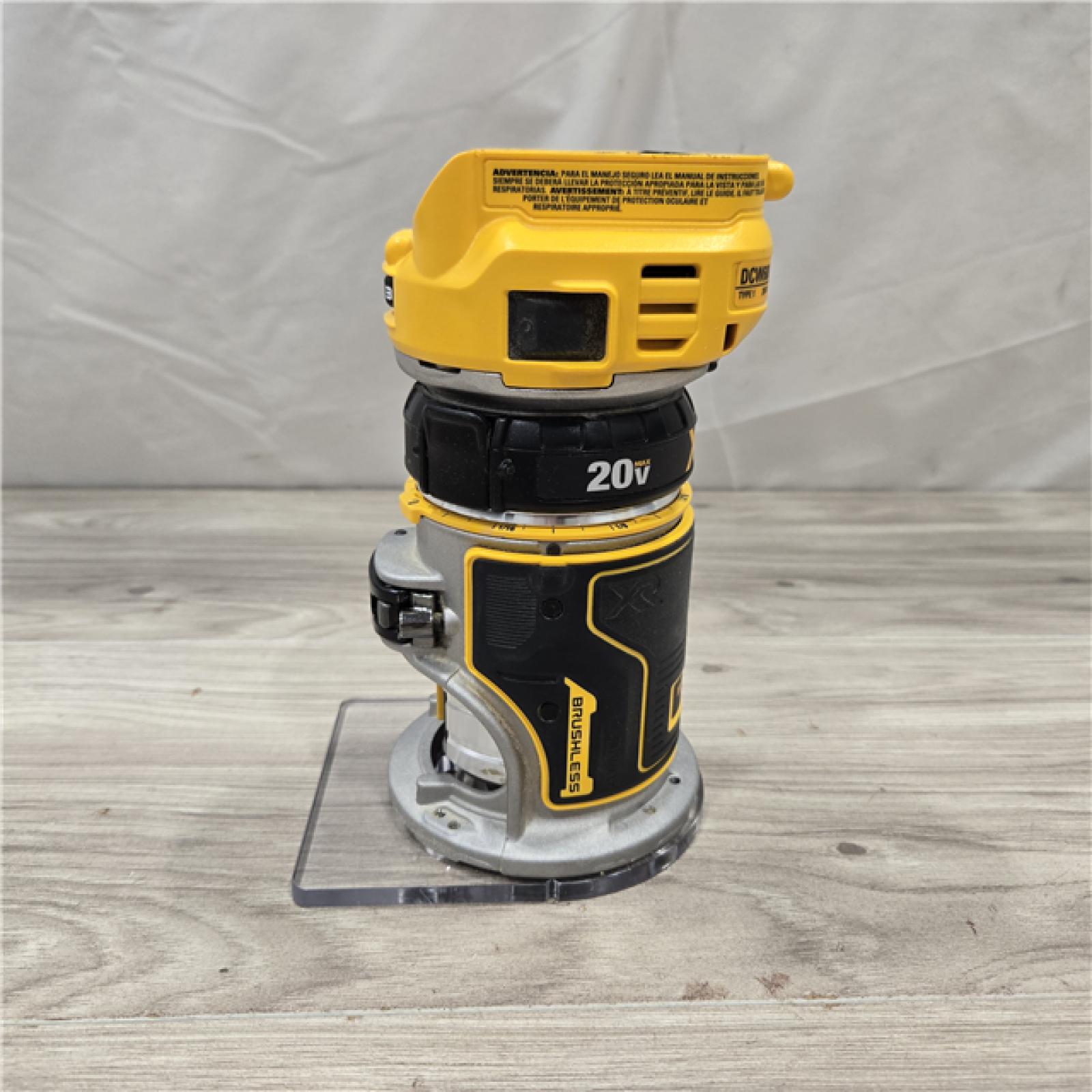AS-IS Dewalt 20V MAX XR Cordless Compact Router (Tool Only)
