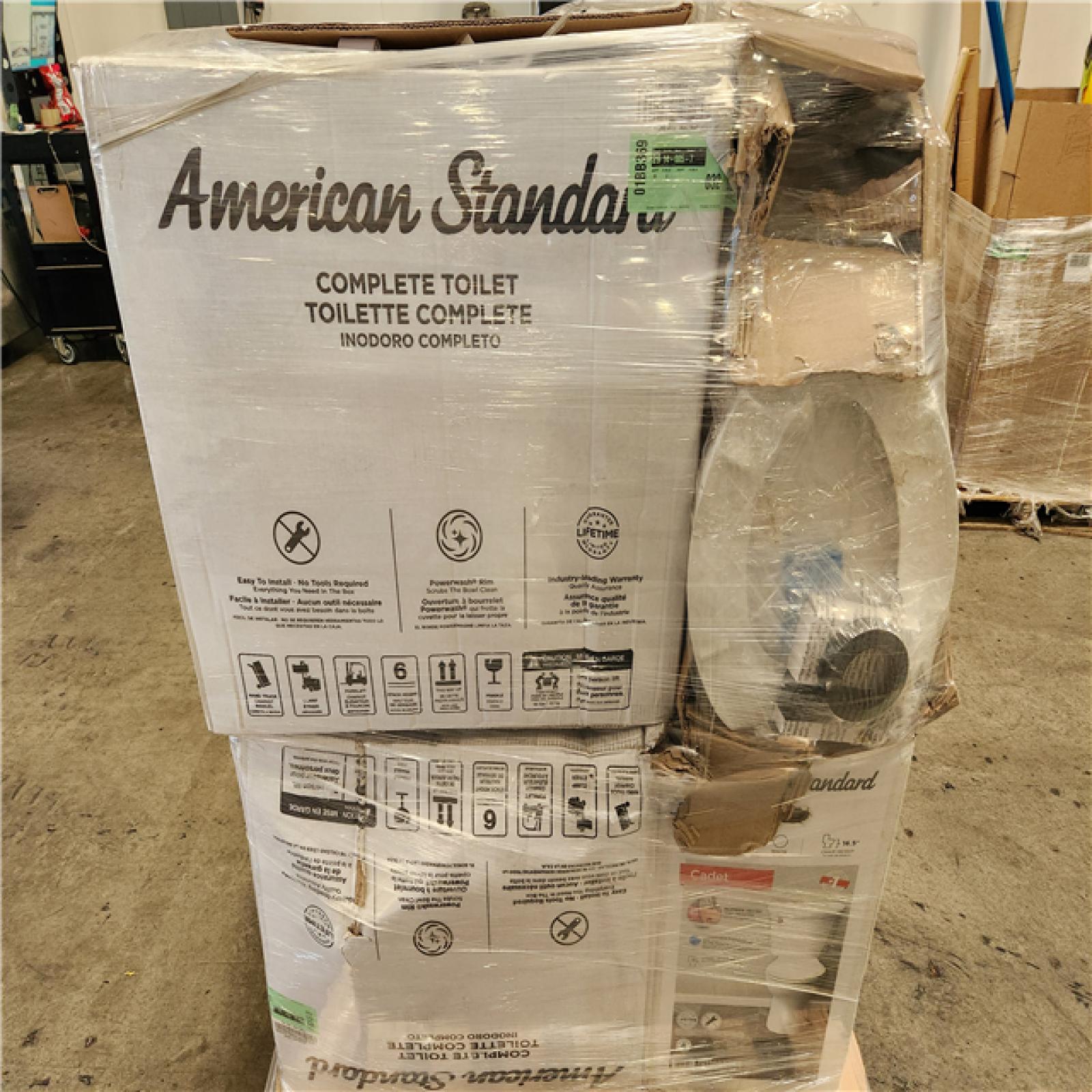 Phoenix Location AS-IS Mixed American Standard Toilet Pallet (6-Total)
