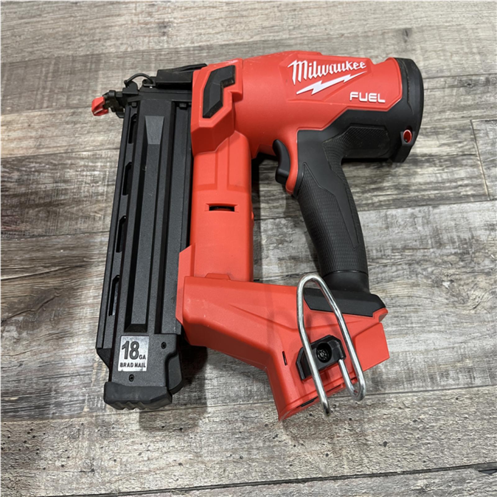 AS-IS Milwaukee FUEL 18-Volt Lithium-Ion Brushless Cordless Gen II 18-Gauge Brad Nailer (Tool-Only)