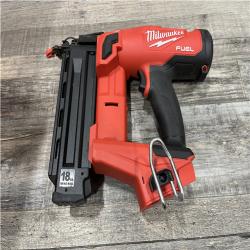 AS-IS Milwaukee FUEL 18-Volt Lithium-Ion Brushless Cordless Gen II 18-Gauge Brad Nailer (Tool-Only)