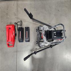 AS-IS- Milwaukee MX FUEL Lithium-Ion Cordless Vibratory Screed with (2) Batteries and Charger