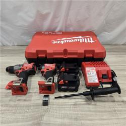 AS-IS MILWAUKEE FUEL 18V Cordless Hammer Drill and Impact Driver Combo Kit