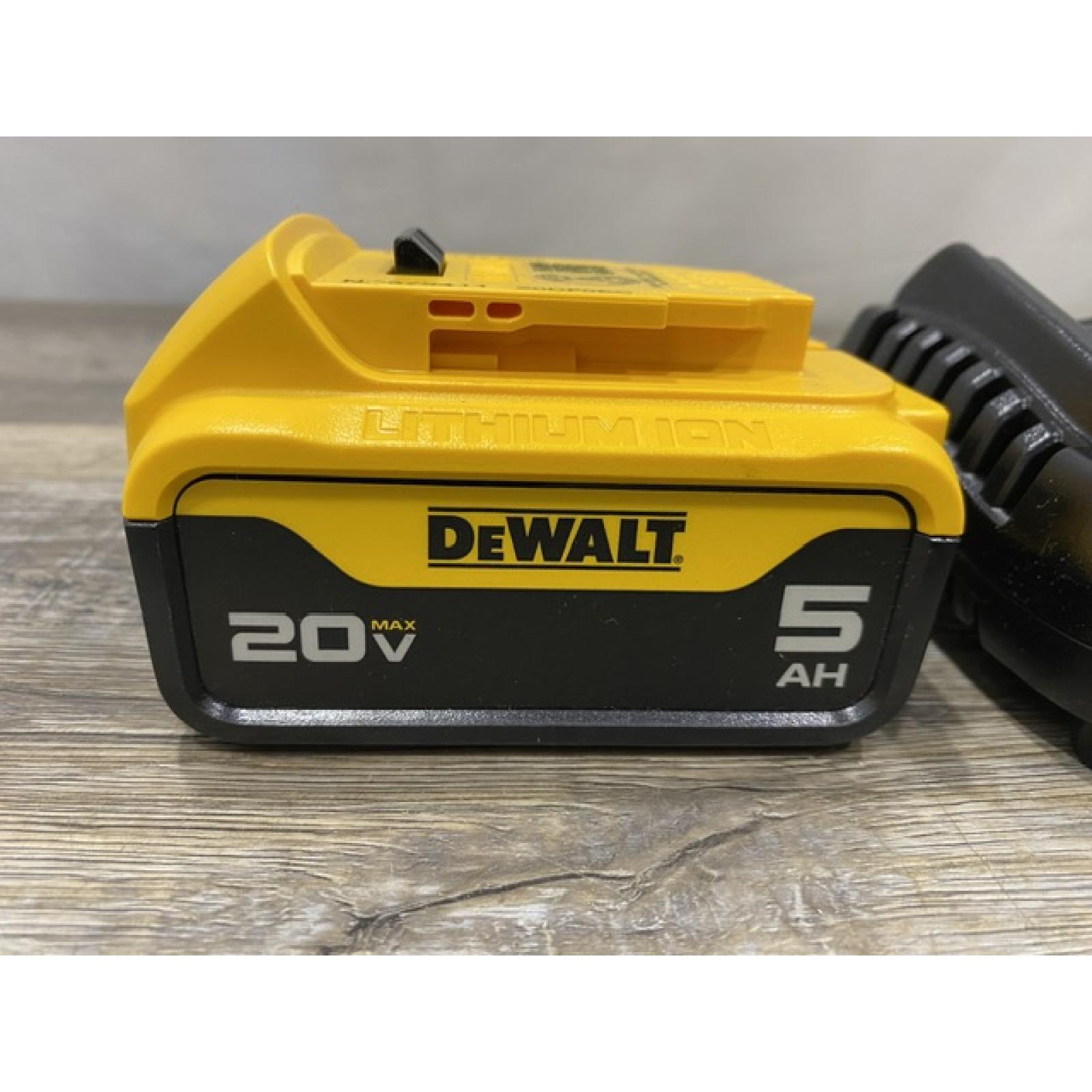 AS-IS DEWALT 20-Volt Maximum XR 5.0 Ah Battery Pack and Charger Kit