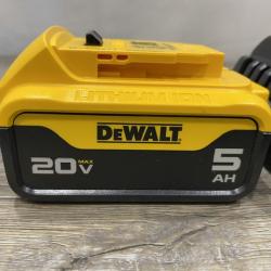 AS-IS DEWALT 20-Volt Maximum XR 5.0 Ah Battery Pack and Charger Kit