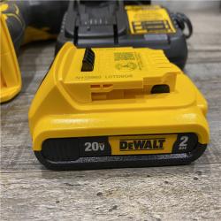 AS-IS DEWALT 20V MAX XR 16-Gauge Electric Cordless Angled Finishing Nailer Kit