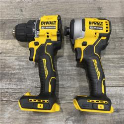 AS-IS DEWALT ATOMIC 20-Volt MAX Lithium-Ion Cordless Combo Kit