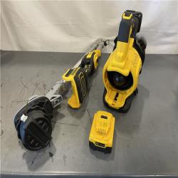 AS-IS - DEWALT 20V MAX Cordless Battery Powered String Trimmer & Blower Combo Kit