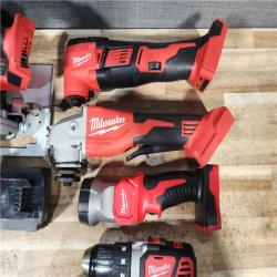 HOUSTON LOCATION - AS - IS Milwaukee 6 Tool Combo Kit W/ (2) Battery & Charger