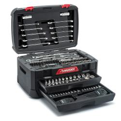 NEW- Husky 244-Piece SAE/Metric Mechanics Tool Set with Tool Box