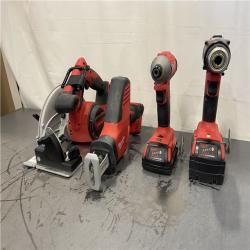 AS-IS - Milwaukee M18 18-Volt Lithium-Ion Brushless Cordless Combo Kit (4-Tool)