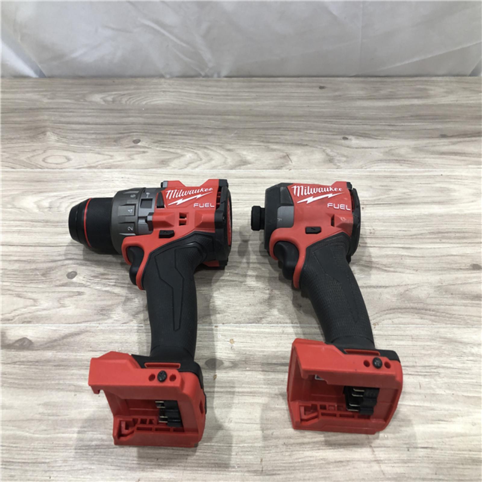 AS-IS Milwaukee M18 FUEL 18V Lithium-Ion Cordless Hammer Drill and Impact Driver Combo Kit