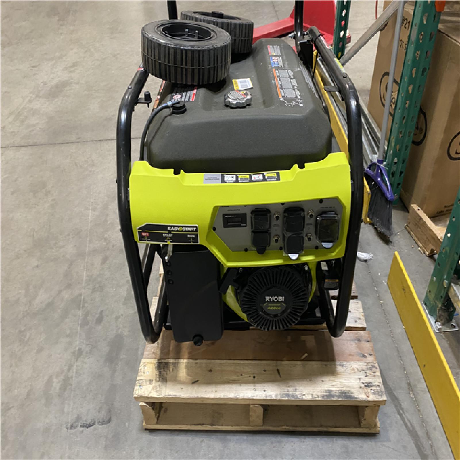 Dallas Location - As-Is RYOBI 6,500-Watt Gasoline Portable Generator