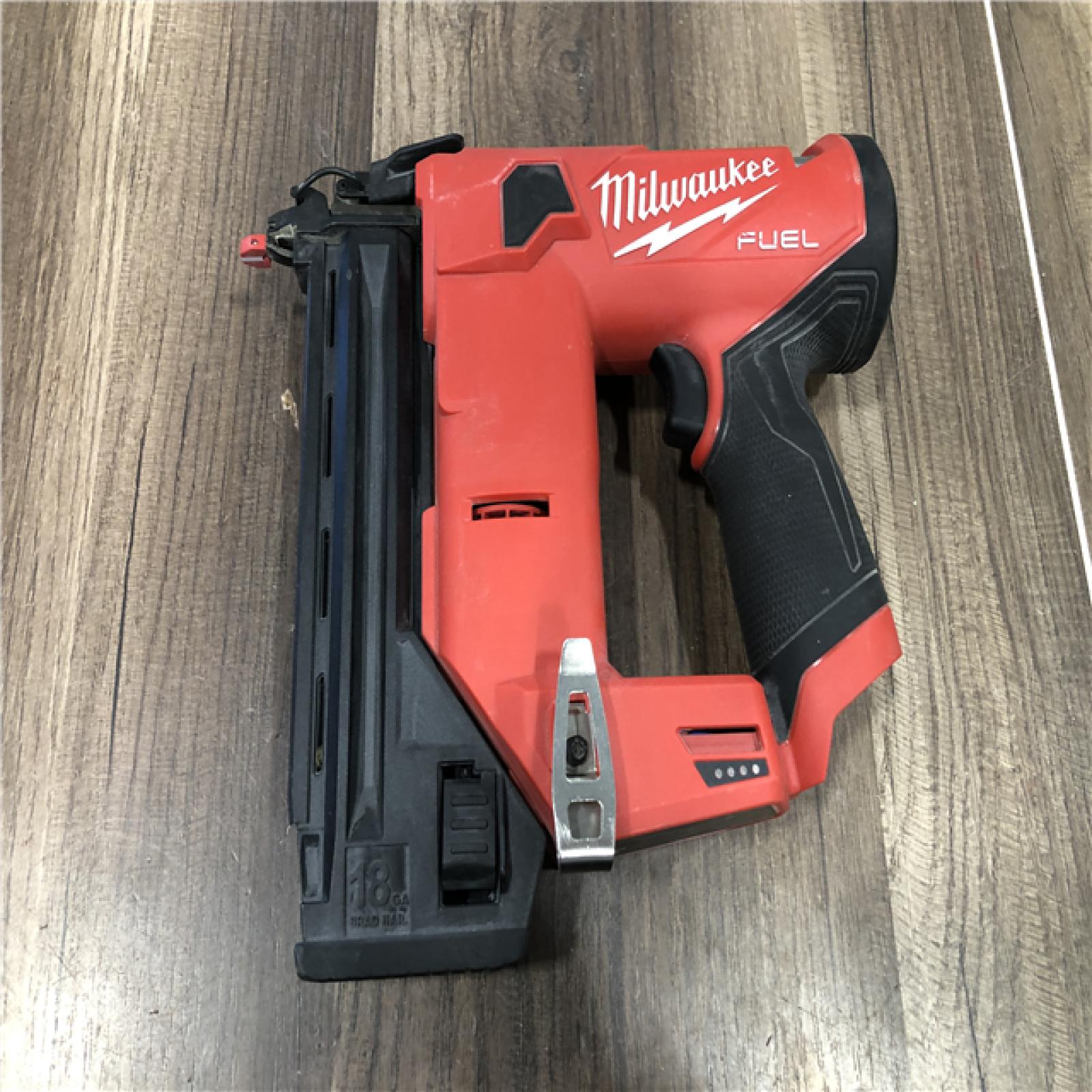 AS-IS Milwaukee FUEL 12-Volt Lithium-Ion Brushless Cordless 18-Gauge 1-1/2 in. Compact Brad Nailer (Tool Only)