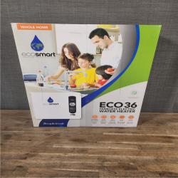 HOUSTON LOCATION - AS-IS (NEW) ECOSMART ECO36 TANKLESS ELECTRIC WATER HEATER