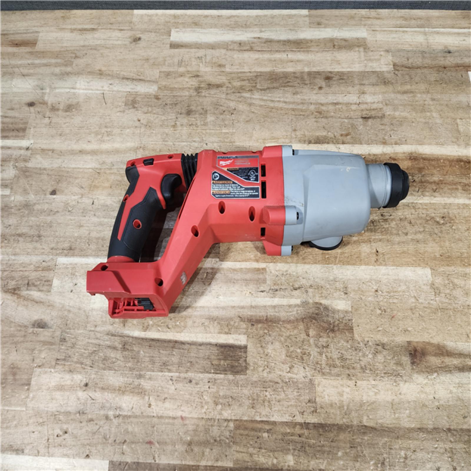 HOUSTON LOCATION - AS - IS Milwaukee 18V Lithium-Ion Brushless Cordless 1 in. SDS-Plus D-Handle Rotary Hammer (Tool-Only)