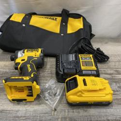 AS-IS DEWALT 20V MAX XR Lithium-Ion Brushless Cordless 3-Speed High Torque 1/4 in. Impact Driver Kit