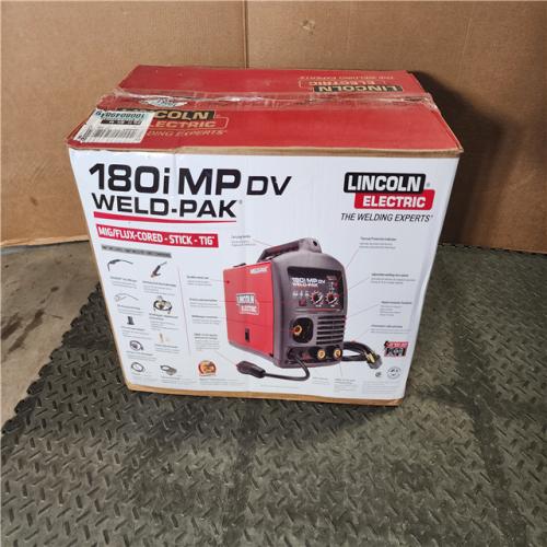 HOUSTON LOCATION - AS-IS 180 Amp Weld-Pak 180i Multi-Process Stick/MIG/Flux-Core/TIG, 120V or 230V Aluminum Welder with Spool Gun Sold Separately