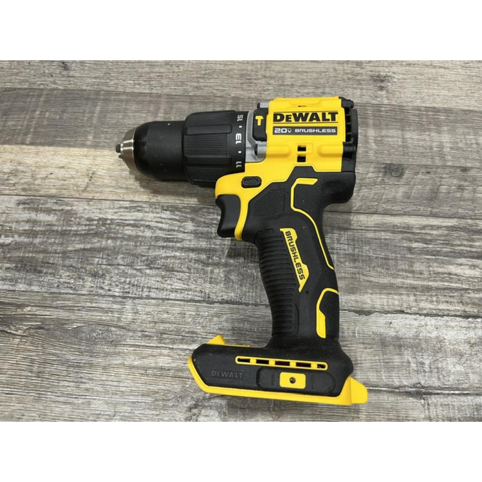 AS-IS DEWALT ATOMIC 20V Lithium-Ion Cordless 1/2 in. Hammer Drill Kit