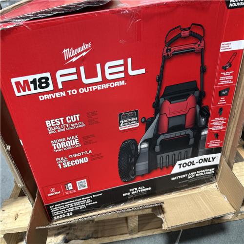 California AS-IS Milwaukee 21 Self-Propelled Dual Battery Mower (Tool Only), Appears in Excellent Condition