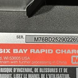 AS-IS Milwaukee 18V Lithium-Ion PACKOUT 6-Port Rapid Charger