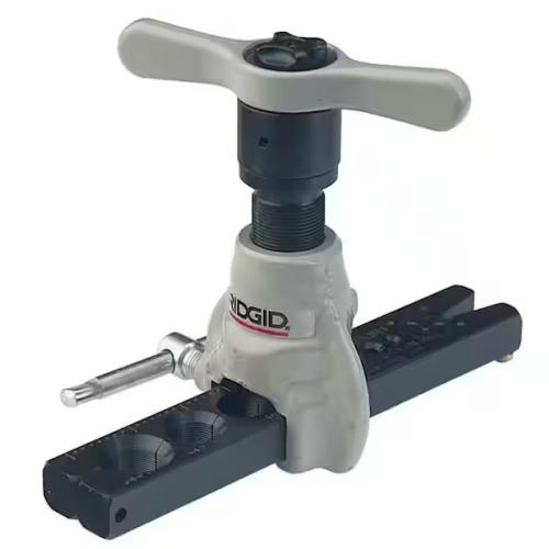 NEW! - RIDGID 1/8 in. to 3/4 in. Model 458R Heavy-Duty Ratcheting 45 Degree Flaring Tool  Copper  Brass  Aluminum  Steel Pipe & Tubing