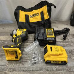 AS-IS DEWALT Atomic 20V Max Lithium-Ion Brushless Cordless Compact 1/4 in. Impact Driver Kit
