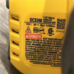 AS-IS DEWALT 20-Volt MAX 7-1/4 in. Cordless Circular Saw (Tool Only)