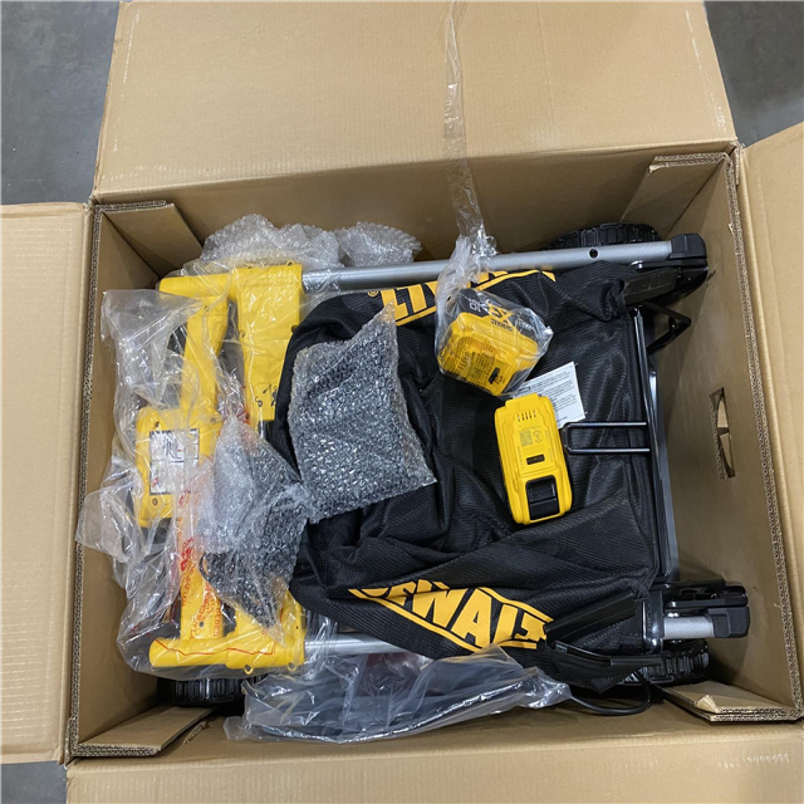 As-Is -DEWALT 2x20V MAX 21 in. Cordless Battery Powered Self Propelled Lawn Mower Kit with (2) 10 Ah Batteries and Chargers