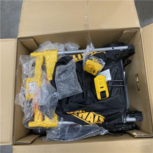 As-Is -DEWALT 2x20V MAX 21 in. Cordless Battery Powered Self Propelled Lawn Mower Kit with (2) 10 Ah Batteries and Chargers