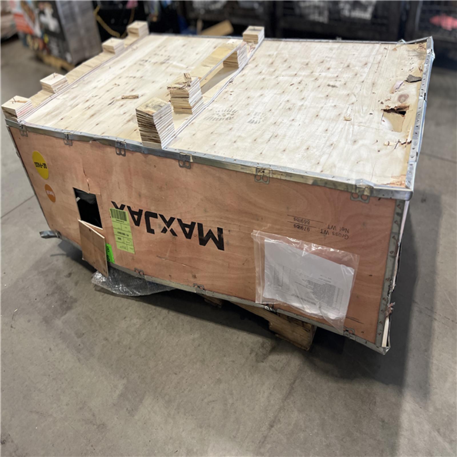 DALLAS LOCATION - MAX JAX MK7 Symmetric Portable 2 Post Car Lift with 7,000 lbs. Weight Capacity and 110V Power Unit Included