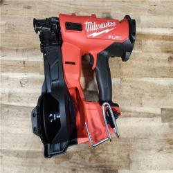HOUSTON LOCATION - AS-IS (APPEARS LIKE NEW) Milwaukee FUEL 18-Volt Lithium-Ion Brushless Cordless Coil Roofing Nailer (Tool Only)