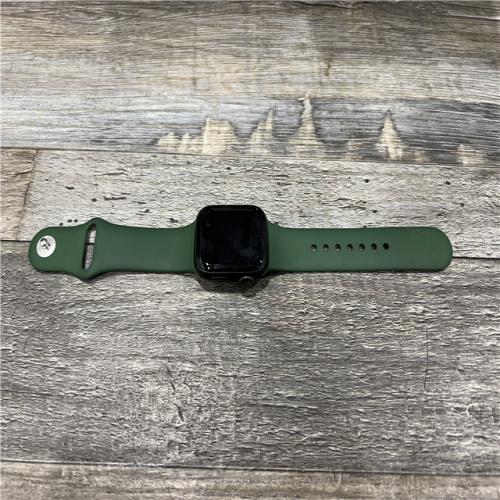 AS-IS Apple Watch Series 7 41mm GPS Green Aluminum Case - Clover Sport Band