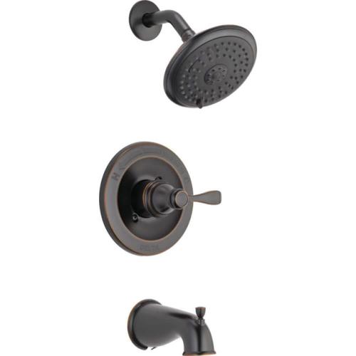 Phoenix Location Sealed  Delta Porter Single-Handle 3-Spray Tub and Shower Faucet in Oil Rubbed Bronze (Valve Included)