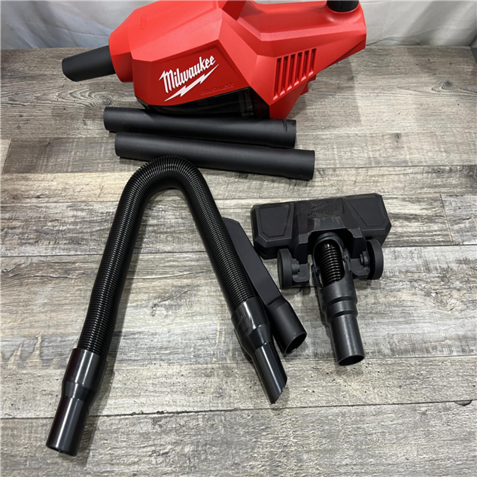 AS-IS Milwaukee 18-Volt Lithium-Ion Brushless Bagless Cordless HEPA Handheld Vacuum (Vacuum Only)