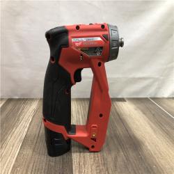 AS-IS Milwaukee  FUEL 12V Lithium-Ion Brushless Cordless 4-in-1 Installation 3/8 in. Drill Driver Kit