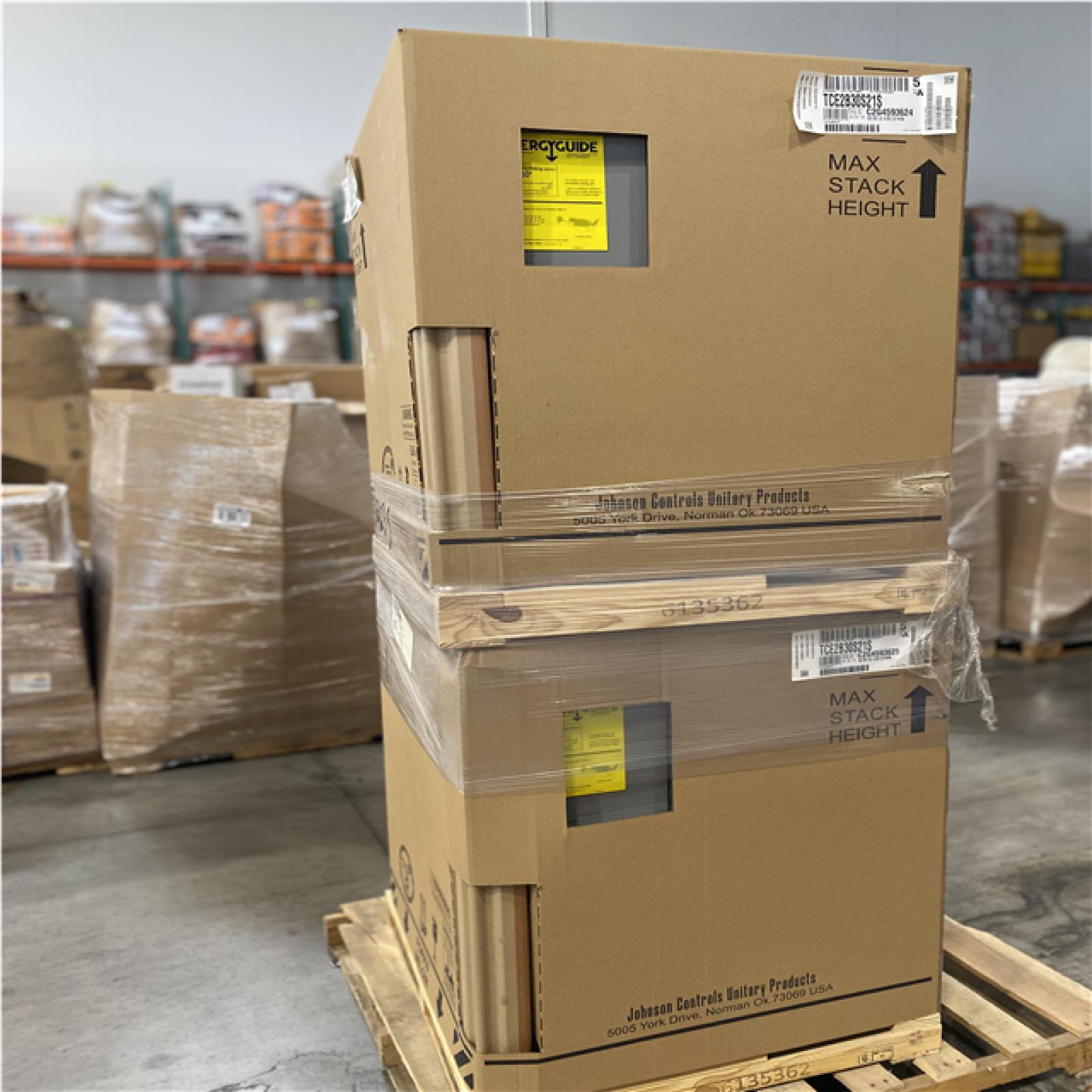 DALLAS LOCATION- AS-IS JOHNSON CONTROLS 2.5 TON 1-STAGE SEER2 AC TCE2B30S21S (2 UNITS)