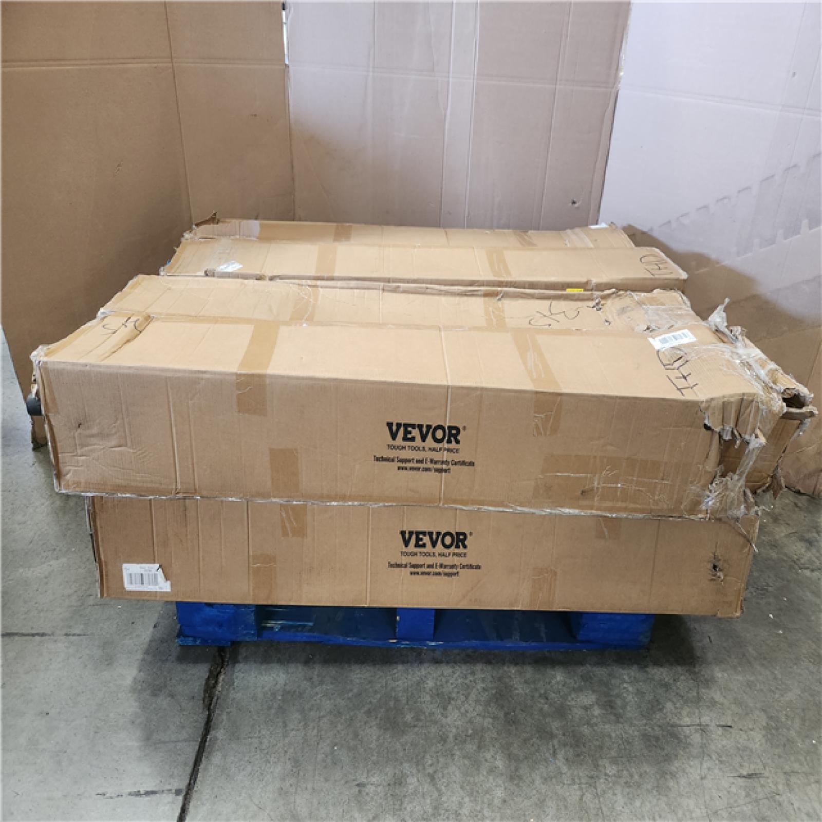 Phoenix NEW VEVOR Prylever Bar 60 in. Handle 8818 lbs. Weight Capacity Heavy Duty Pry Lever Bar with 4 in. Wheels, Blue Pallet (8-Boxes)