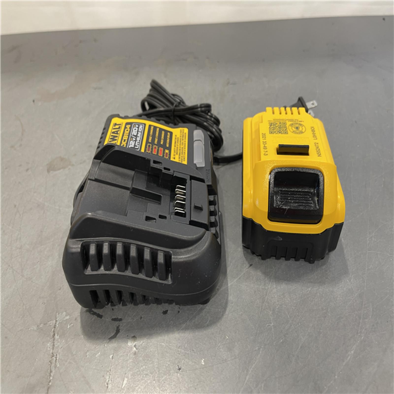 AS-IS - DEWALT 20-Volt Maximum XR 5.0 Ah Battery Pack and Charger