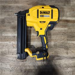 HOUSTON LOCATION - AS-IS DEWALT 20V MAX XR Lithium-Ion Electric Cordless 18-Gauge Brad Nailer (Tool Only)