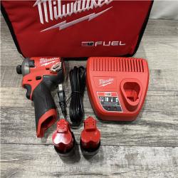 AS-IS Milwaukee FUEL SURGE 12V Lithium-Ion Brushless Cordless 1/4 in. Hex Impact Driver Compact Kit