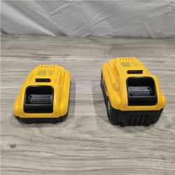 AS-IS DEWALT 20V MAX 6.0Ah and 4.0Ah Battery and Charger Starter Kit