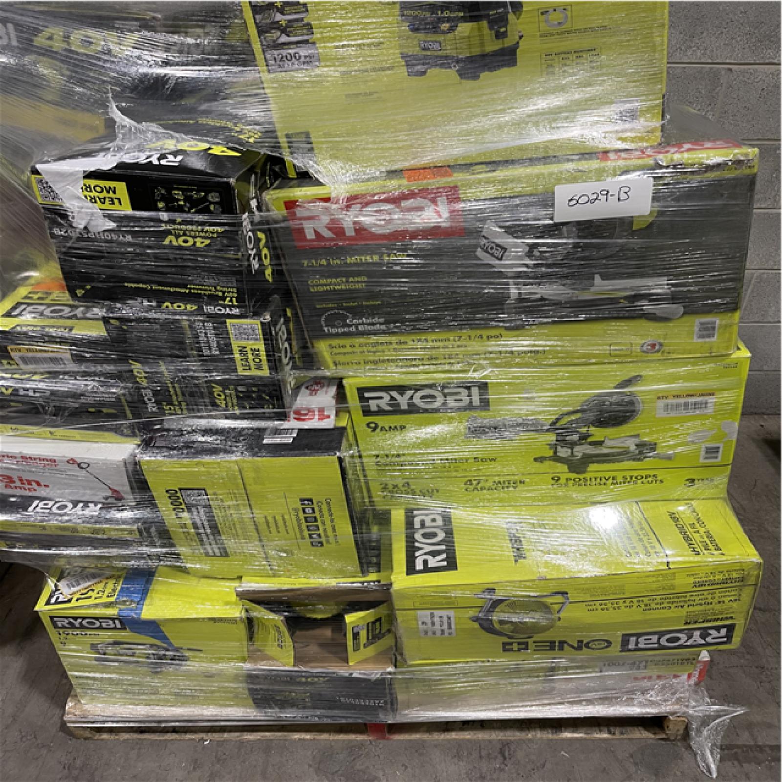 Pittston Location As-Is Power Tools Partial Truckload (11 Pallets) 6029-B