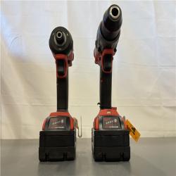 AS-IS - MILWAUKEE FUEL 18V Lithium-Ion Brushless Cordless Hammer Drill and Impact Driver Combo Kit