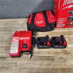HOUSTON LOCATION - AS-IS Milwaukee M18 18V Lithium-Ion Brushless Cordless Compact Drill/Impact Combo Kit (2-Tool) W/(2) 2.0 Ah Batteries, Charger & Bag