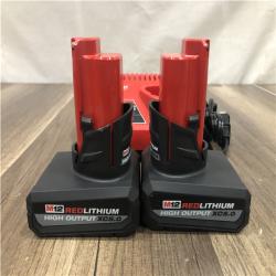AS-IS Milwaukee 12V Lithium-Ion XC High Output 5.0 Ah Battery Pack (2-Pack) Starter Kit with Charger
