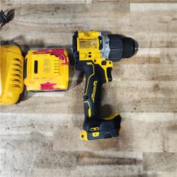 HOUSTON LOCATION - AS - IS DEWALT 20V MAX* XR Brushless Cordless 1/2 in. Hammer Drill/Driver Kit