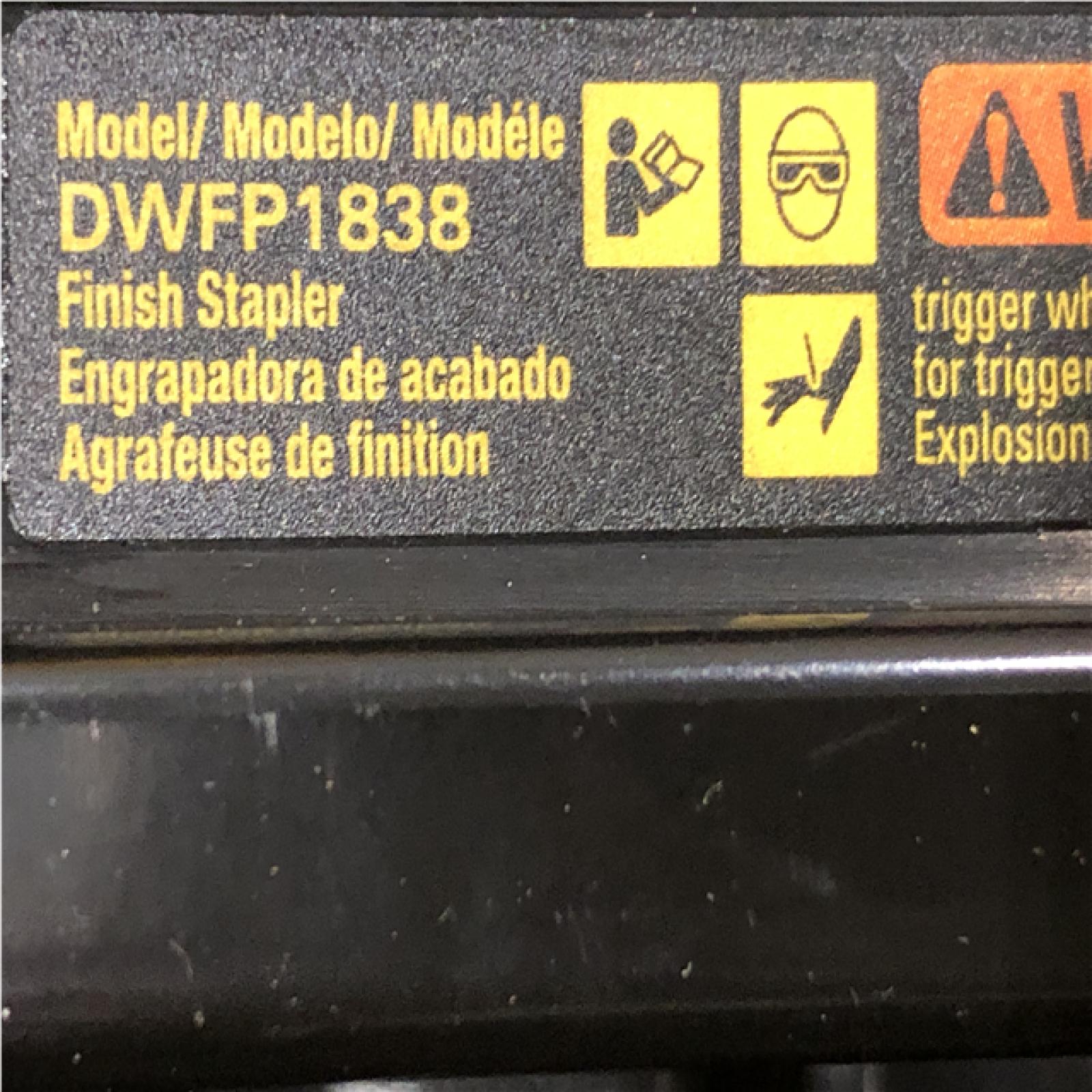 AS-IS DEWALT Pneumatic 18-Gauge 1/4 in. Crown Corded Stapler