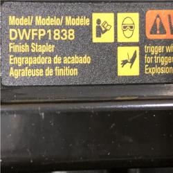 AS-IS DEWALT Pneumatic 18-Gauge 1/4 in. Crown Corded Stapler