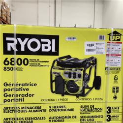Dallas Location - NEW- RYOBI 6,500-Watt Gasoline Powered Portable Generator