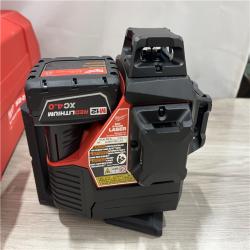 AS-IS Milwaukee 12-Volt Lithium-Ion Cordless Green 250 ft. 3-Plane Laser Level Kit